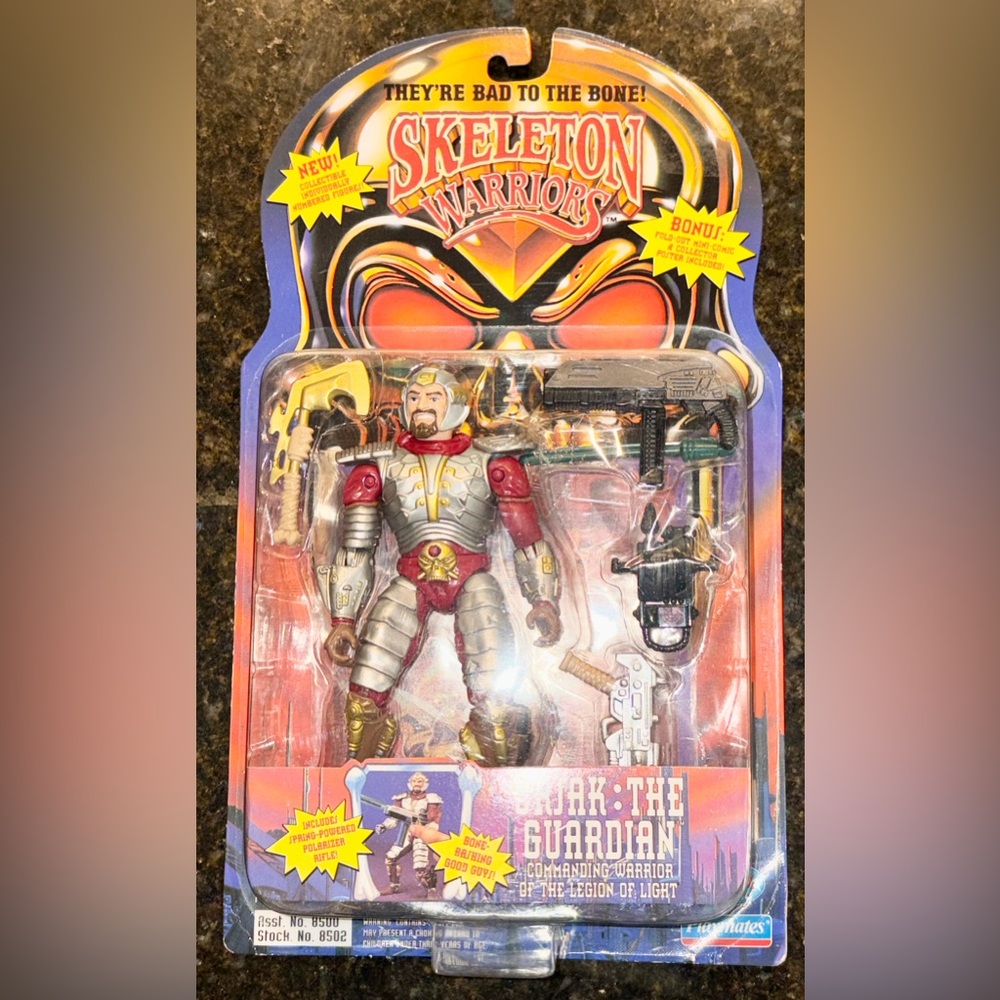 1994 Skeleton Warriors Ursak The Guardian Playmates Action Figure New Sealed